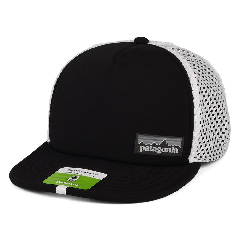 Gorra Trucker Duckbill XVIII reciclado de Patagonia - Negro