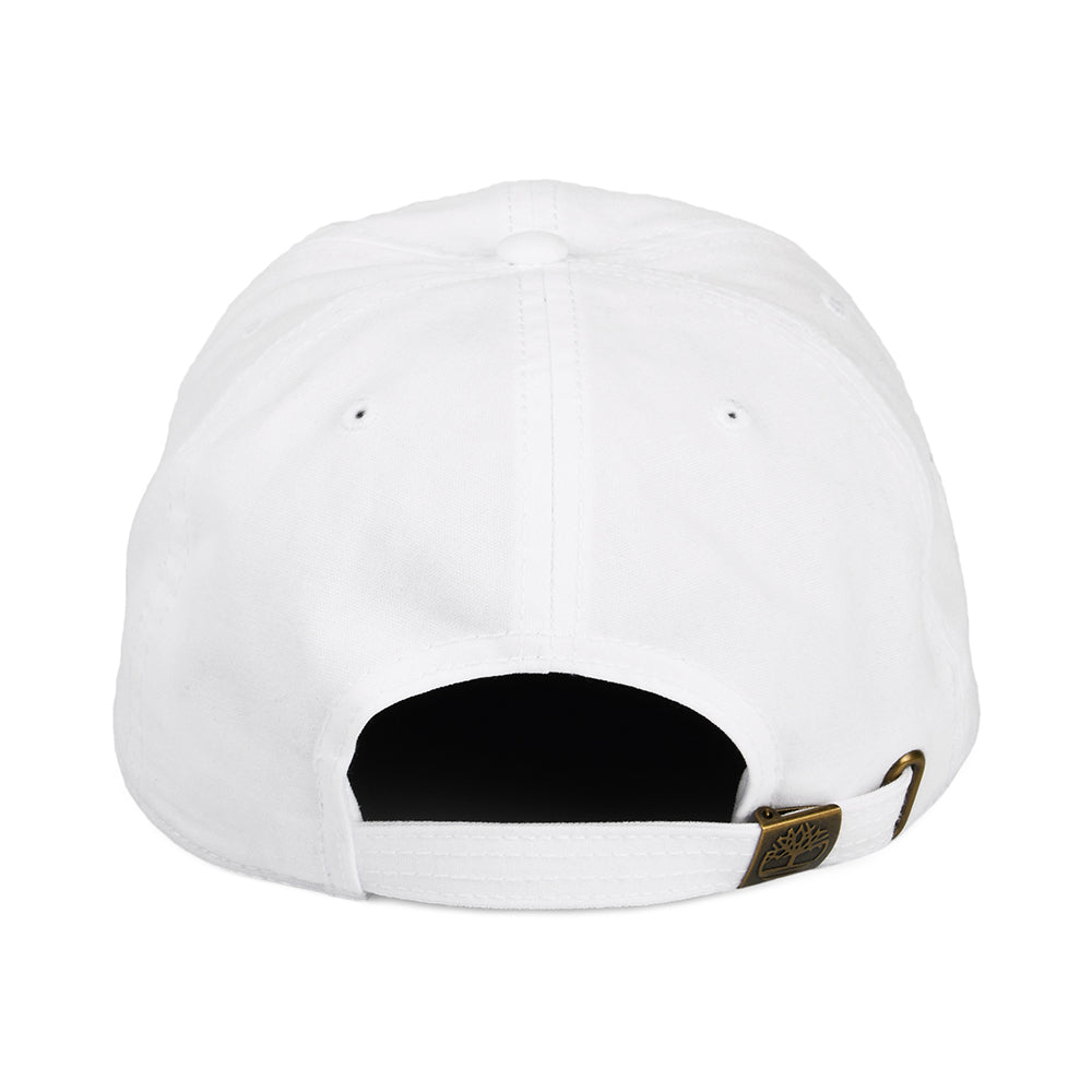 Gorra de béisbol Soundview de algodón de Timberland - Blanco