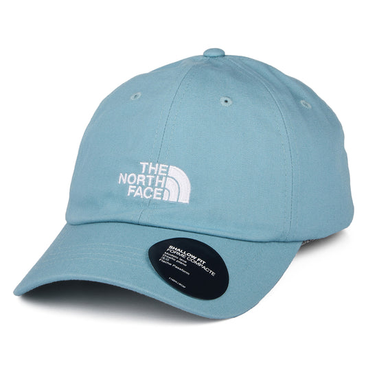 Gorra de béisbol Norm de algodón de The North Face - Turquesa