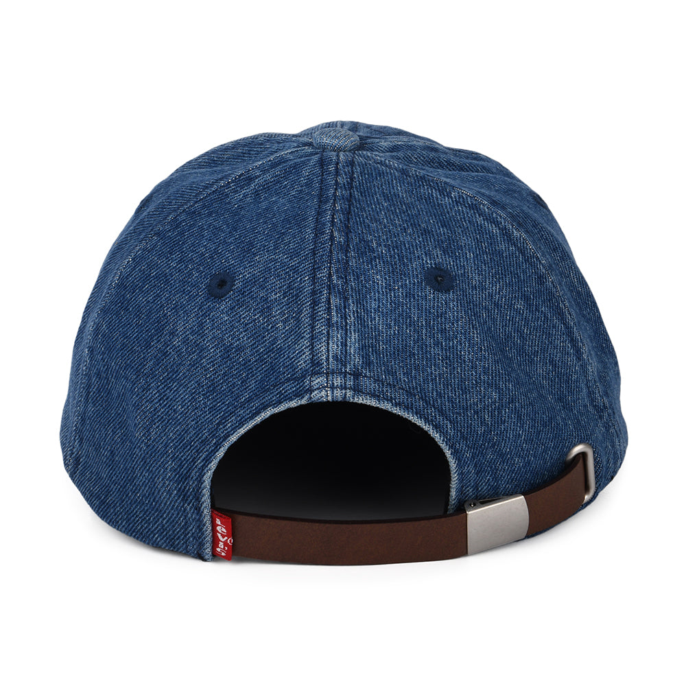 Gorra de béisbol Essential de tejido vaquero de Levi's - Azul