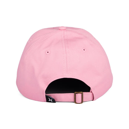Gorra de béisbol Lazy Waves de algodón de Hurley - Rosa