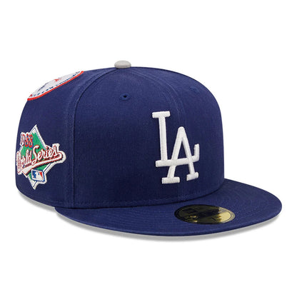 Gorra de béisbol 59FIFTY MLB Cooperstown Patch L.A. Dodgers de New Era - Azul