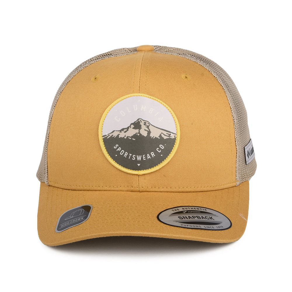 Gorra Trucker con malla de Columbia - Mostaza