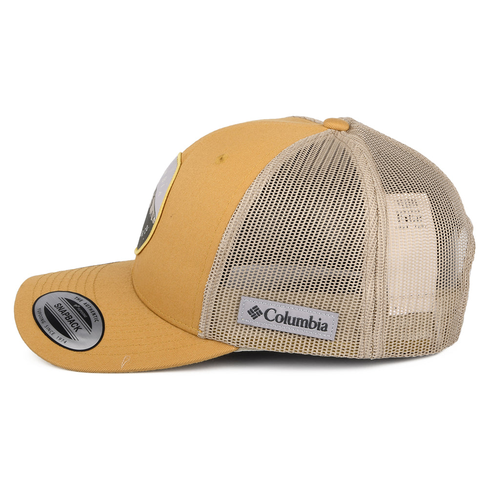 Gorra Trucker con malla de Columbia - Mostaza
