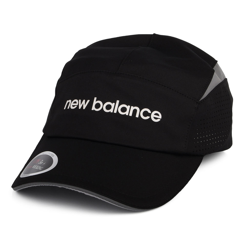 Gorra 5 paneles Laser Running de New Balance - Negro