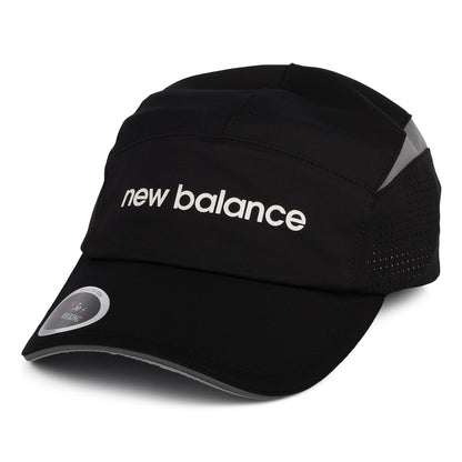 Gorra 5 paneles Laser Running de New Balance - Negro