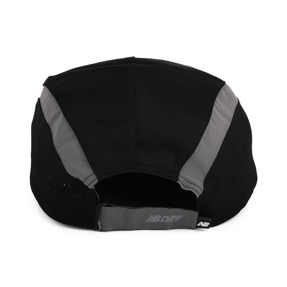Gorra 5 paneles Laser Running de New Balance - Negro