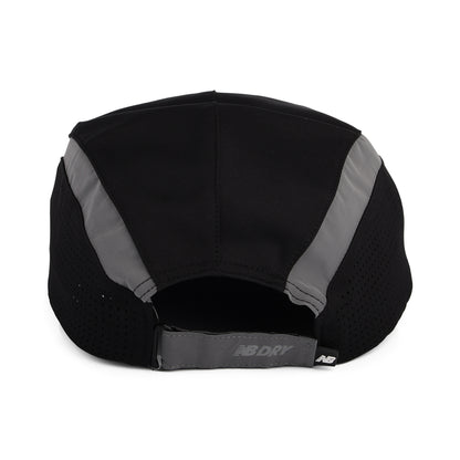 Gorra 5 paneles Laser Running de New Balance - Negro