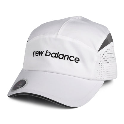 Gorra 5 paneles Laser Running de New Balance - Blanco