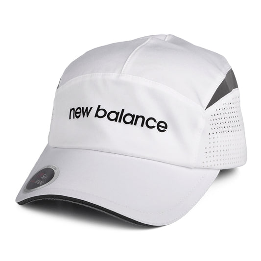 Gorra 5 paneles Laser Running de New Balance - Blanco