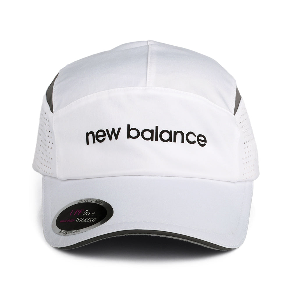 Gorra 5 paneles Laser Running de New Balance - Blanco