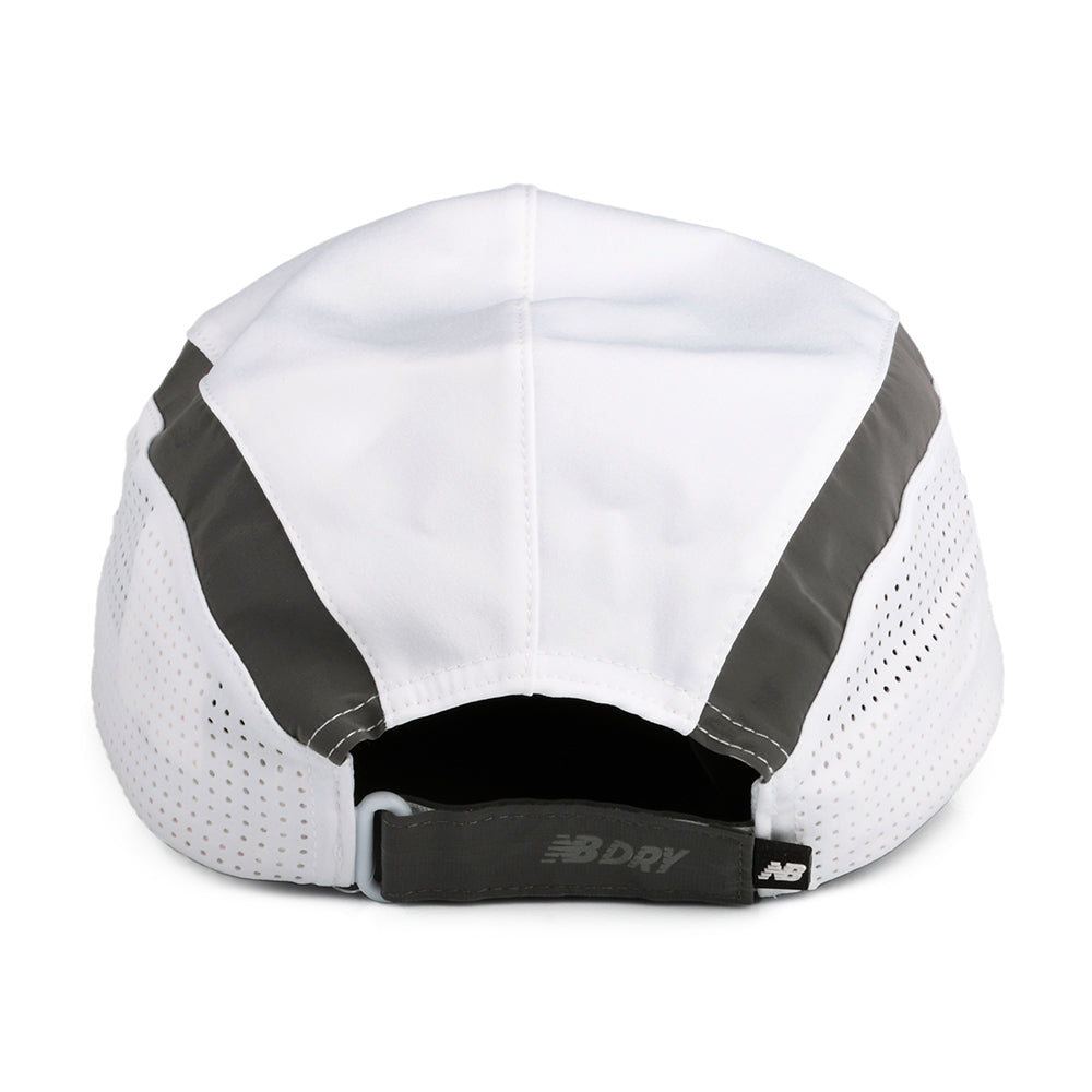 Gorra 5 paneles Laser Running de New Balance - Blanco
