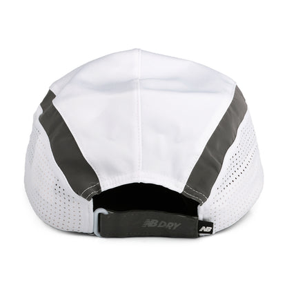 Gorra 5 paneles Laser Running de New Balance - Blanco