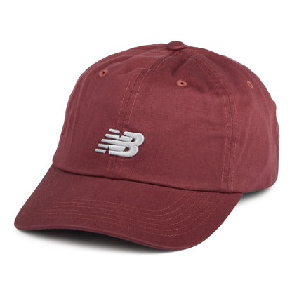 Gorra de béisbol Classic NB visera curvada de New Balance - Burdeos Lavado