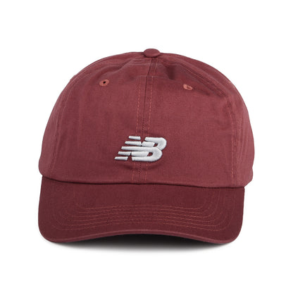 Gorra de béisbol Classic NB visera curvada de New Balance - Burdeos Lavado