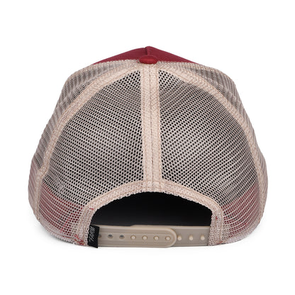 Gorra Trucker Bull de Goorin - Rojo