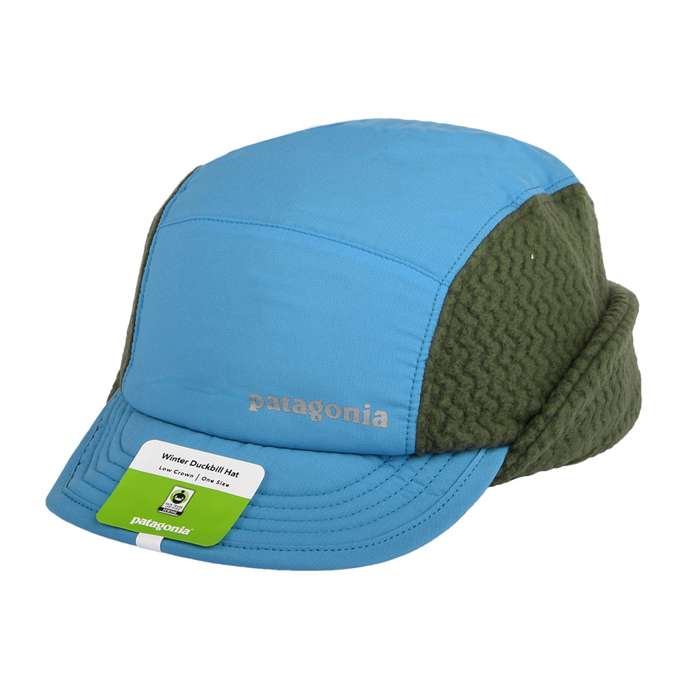 Gorra de béisbol Invierno Duckbill con orejeras de Patagonia - Azul-Gris