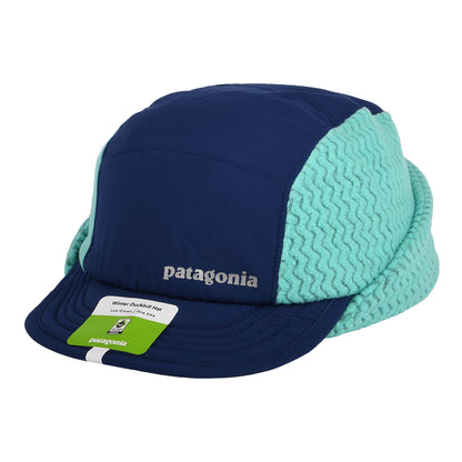 Gorra de béisbol Invierno Duckbill con orejeras de Patagonia - Azul Marino-Turquesa