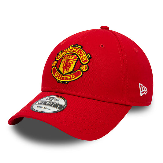 Gorra de béisbol 9FORTY Manchester United FC de New Era - Escarlata