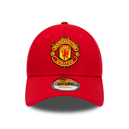 Gorra de béisbol 9FORTY Manchester United FC de New Era - Escarlata