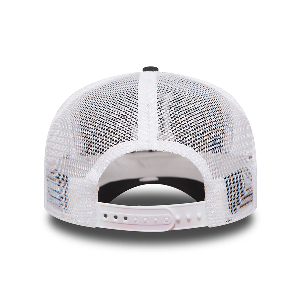 Gorra Trucker A-Frame MLB Clean Trucker L.A. Dodgers de New Era - Negro-Blanco