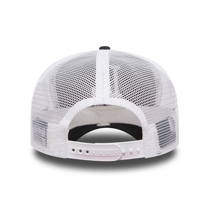 Gorra Trucker A-Frame MLB Clean Trucker L.A. Dodgers de New Era - Negro-Blanco