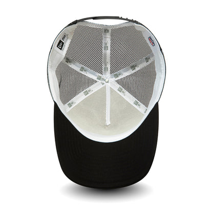 Gorra Trucker 9FORTY A-Frame NFL Team Colour Block Las Vegas Raiders de New Era - Negro-Blanco