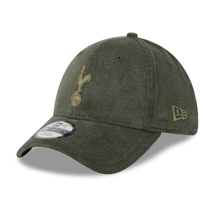 Gorra de béisbol 39THIRTY Stretch Cord Tottenham Hotspur FC de New Era - Verde Oliva