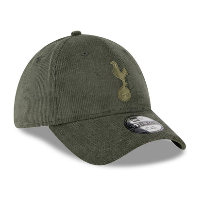 Gorra de béisbol 39THIRTY Stretch Cord Tottenham Hotspur FC de New Era - Verde Oliva
