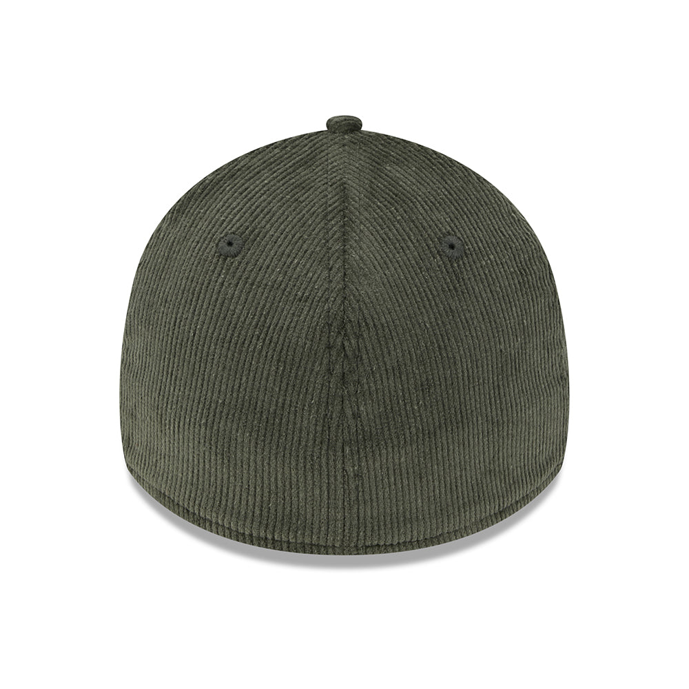 Gorra de béisbol 39THIRTY Stretch Cord Tottenham Hotspur FC de New Era - Verde Oliva