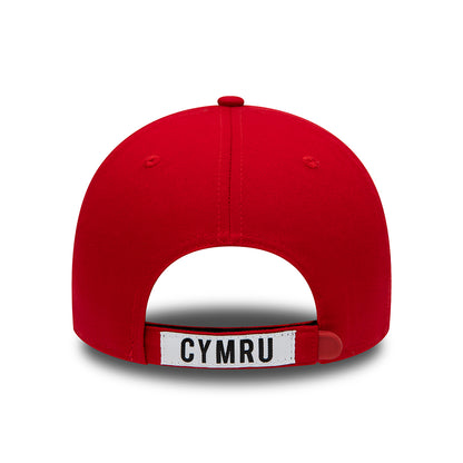 Gorra de béisbol 9FORTY Core Football Association of Wales de New Era - Escarlata-Verde