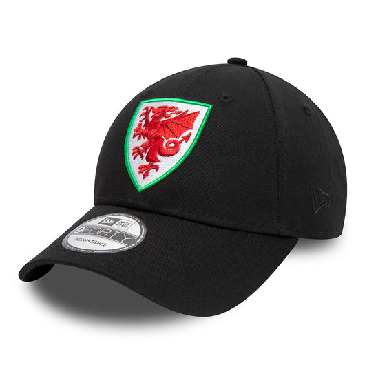 Gorra de béisbol 9FORTY Core Football Association of Wales de New Era - Negro