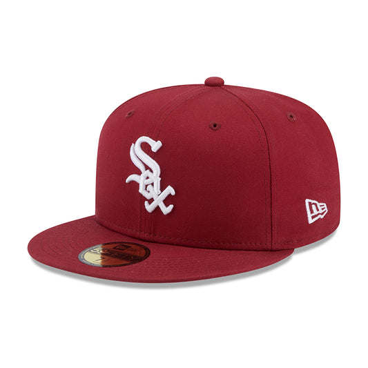 Gorra de béisbol 59FIFTY MLB League Essential Chicago White Sox de New Era - Cardenal-Blanco