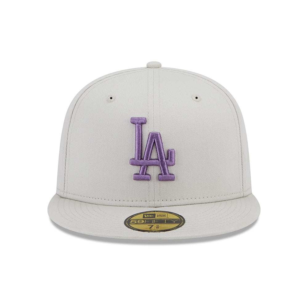 Gorra de béisbol 59FIFTY MLB League Essential L.A. Dodgers de New Era - Piedra-Morado