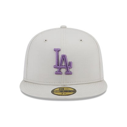Gorra de béisbol 59FIFTY MLB League Essential L.A. Dodgers de New Era - Piedra-Morado