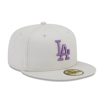 Gorra de béisbol 59FIFTY MLB League Essential L.A. Dodgers de New Era - Piedra-Morado