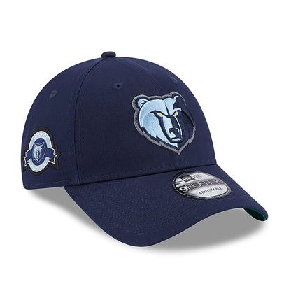 Gorra de béisbol 9FORTY NBA Team Side Patch Memphis Grizzlies de New Era - Azul Marino