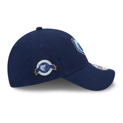 Gorra de béisbol 9FORTY NBA Team Side Patch Memphis Grizzlies de New Era - Azul Marino
