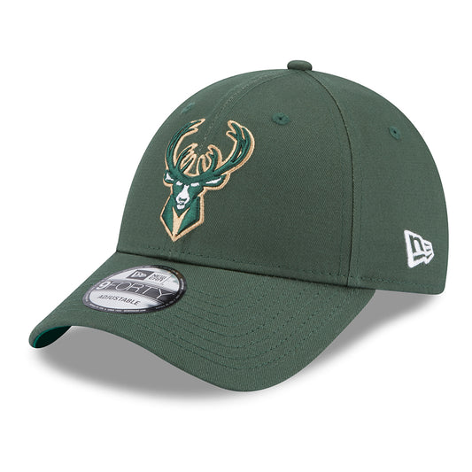 Gorra de béisbol 9FORTY NBA Team Side Patch Milwaukee Bucks de New Era - Verde