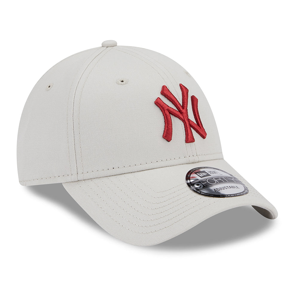Gorra de béisbol 9FORTY MLB League Essential ll New York Yankees de New Era - Piedra-Cardenal