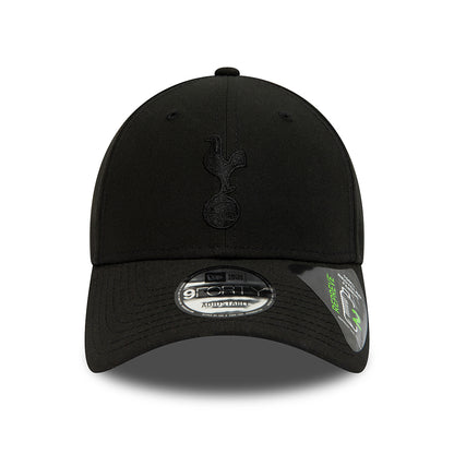 Gorra de béisbol 9FORTY Repreve Tottenham Hotspur FC de New Era - Negro sobre Negro