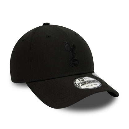 Gorra de béisbol 9FORTY Repreve Tottenham Hotspur FC de New Era - Negro sobre Negro