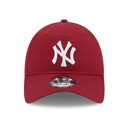 Gorra de béisbol 9TWENTY MLB League Casual de los New York Yankees de New Era - Cardenal-Blanco
