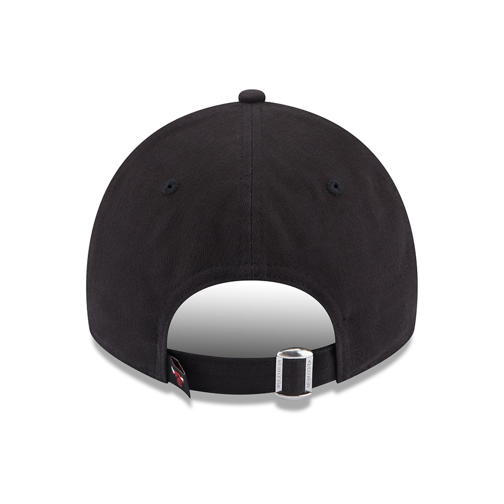 Gorra de béisbol 9TWENTY NBA Team Script Chicago Bulls de New Era - Negro-Rojo