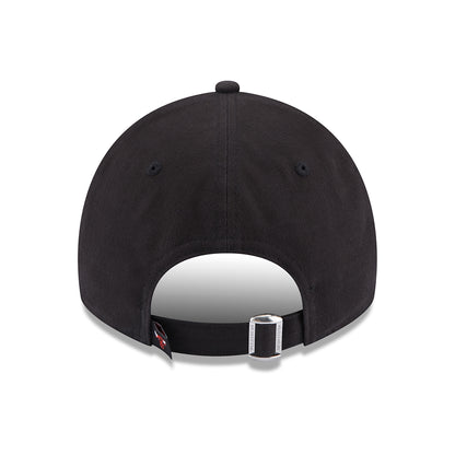 Gorra de béisbol 9TWENTY NBA Team Script Chicago Bulls de New Era - Negro-Rojo