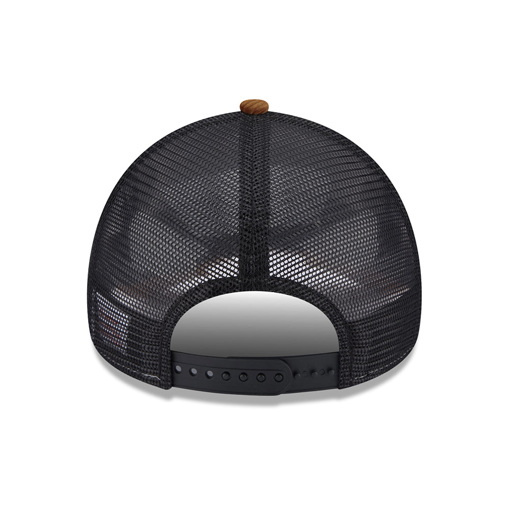 Gorra Trucker A-Frame de pana de New Era - Tofe-Negro