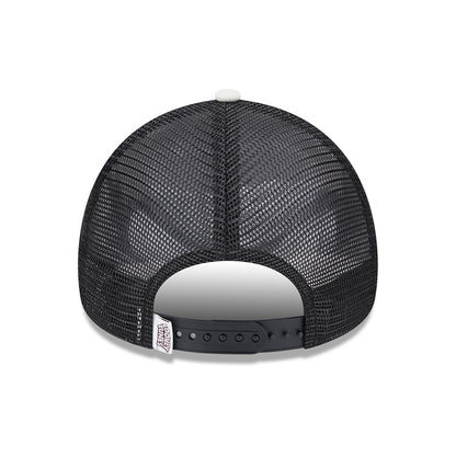 Gorra Trucker A-Frame Looney Tunes Bugs Bunny & Daffy Duck de New Era - Piedra-Negro