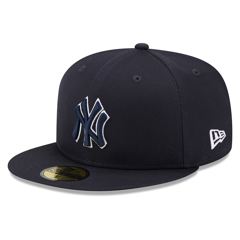 Gorra de béisbol 59FIFTY MLB Team Outline New York Yankees de New Era - Azul Marino-Blanco