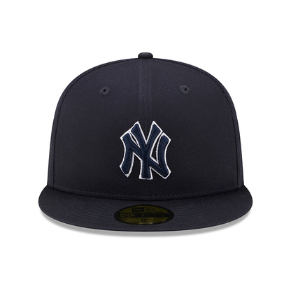 Gorra de béisbol 59FIFTY MLB Team Outline New York Yankees de New Era - Azul Marino-Blanco