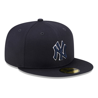 Gorra de béisbol 59FIFTY MLB Team Outline New York Yankees de New Era - Azul Marino-Blanco